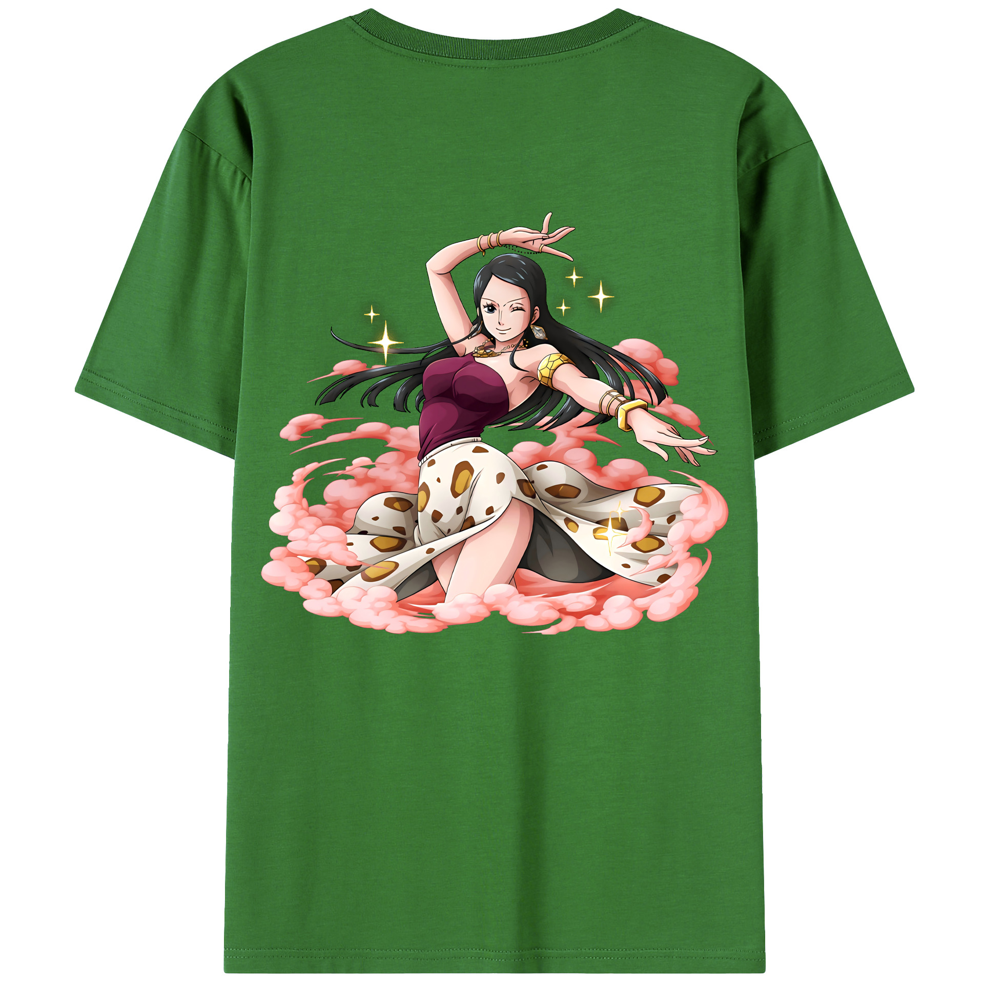 ワンピース ニコ・ロビン ONE PIECE Nico Robin レディース半袖Tシャツ(バックプリント)